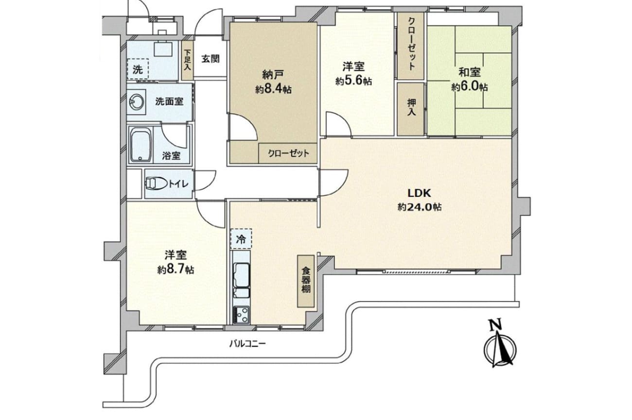 メゾン苦楽園口(4階)